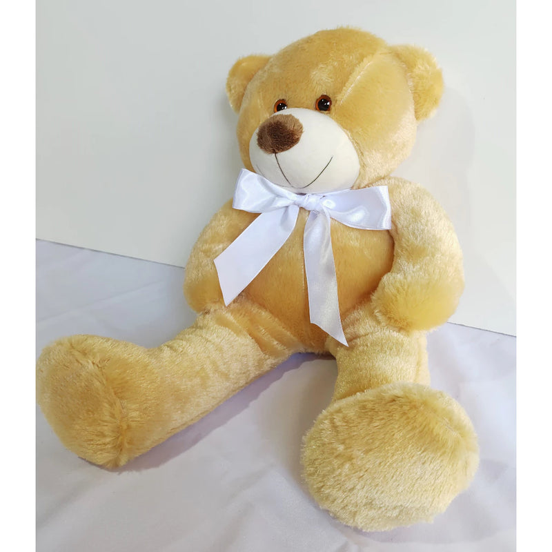 Urso de Pelúcia Teddy Macio Fofinho Antialérgico Grande 50 cm Sentado Várias Cores shopee