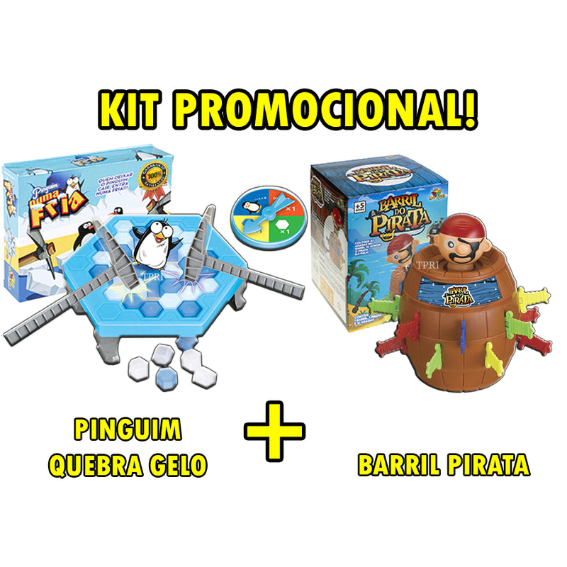 BRINQUEDO INFANTIL PINGUIM QUEBRA GELO JOGO INTERATIVO DE MESA TABULEIRO EDUCATIVO KIT ORIGINAL PARA CRIANÇA FAVariedades