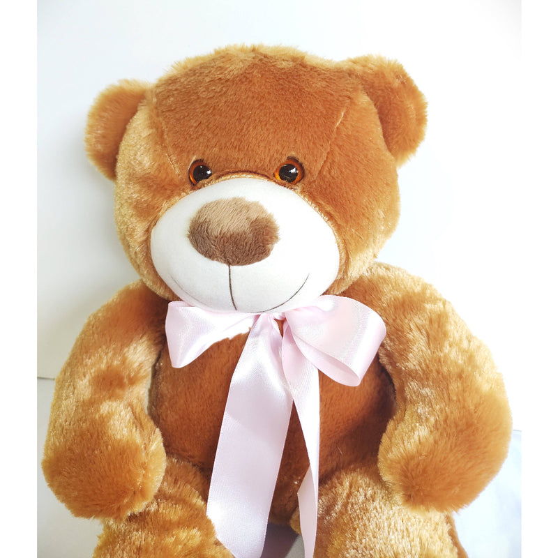 Urso de Pelúcia Teddy Macio Fofinho Antialérgico Grande 50 cm Sentado Várias Cores shopee