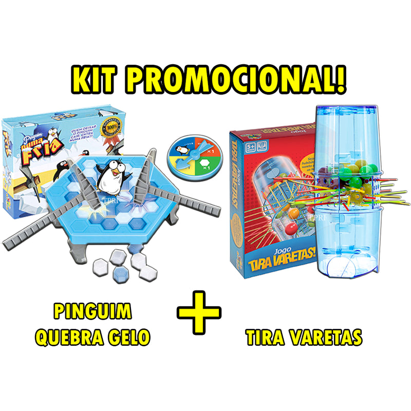 BRINQUEDO INFANTIL PINGUIM QUEBRA GELO JOGO INTERATIVO DE MESA TABULEIRO EDUCATIVO KIT ORIGINAL PARA CRIANÇA FAVariedades