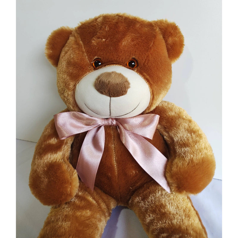 Urso de Pelúcia Teddy Macio Fofinho Antialérgico Grande 50 cm Sentado Várias Cores shopee