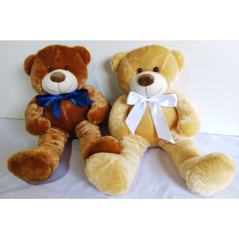 Urso de Pelúcia Teddy Macio Fofinho Antialérgico Grande 50 cm Sentado Várias Cores shopee