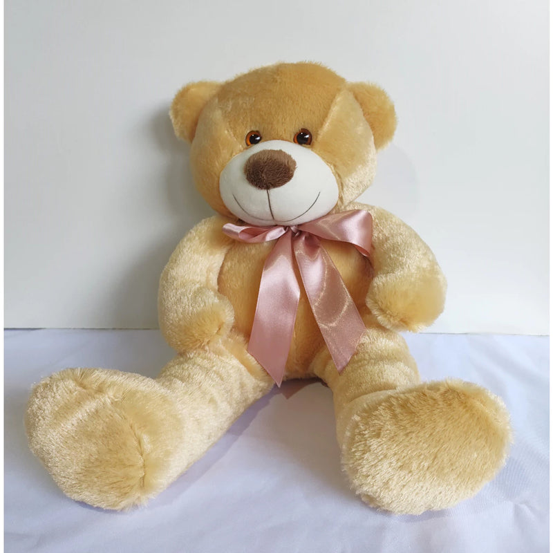 Urso de Pelúcia Teddy Macio Fofinho Antialérgico Grande 50 cm Sentado Várias Cores shopee