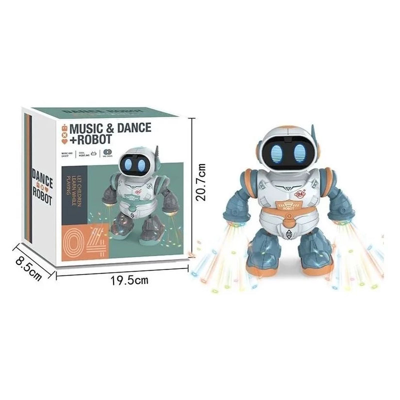 Brinquedo Infantil Robô dançante Com Som E Luz! shopee