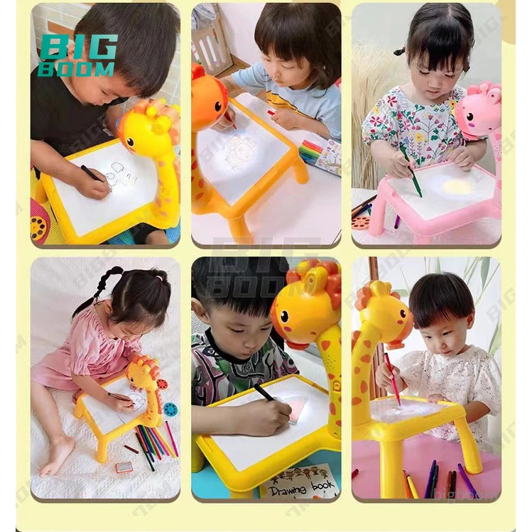 Projeção De Desenho De Mesa Infantil brinquedo educativo shopee