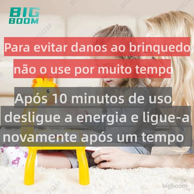 Projeção De Desenho De Mesa Infantil brinquedo educativo shopee