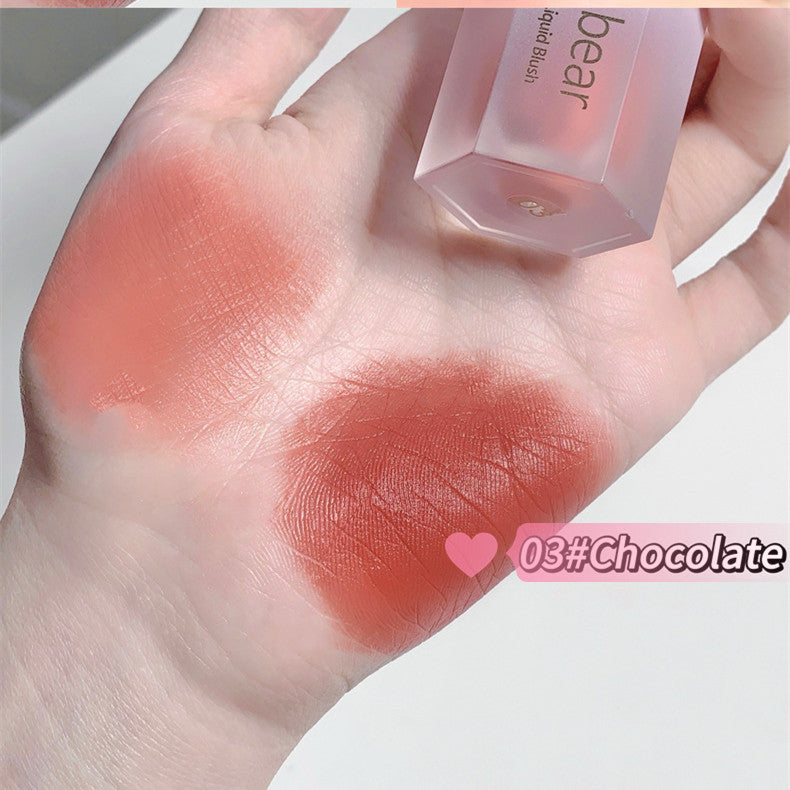 Gecomomo Creme Blush Líquido 6 Cores Veludo Liso Mate Rosa FAVariedades