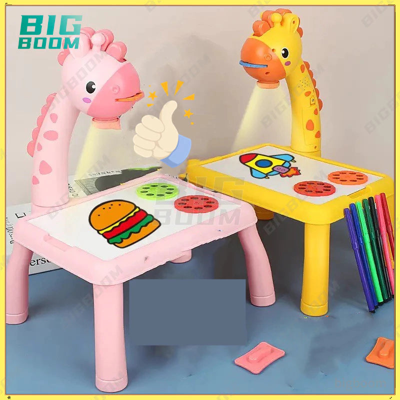 Projeção De Desenho De Mesa Infantil brinquedo educativo shopee