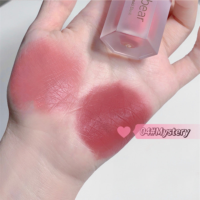 Gecomomo Creme Blush Líquido 6 Cores Veludo Liso Mate Rosa FAVariedades