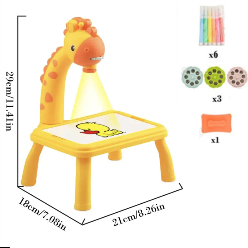 Projeção De Desenho De Mesa Infantil brinquedo educativo shopee