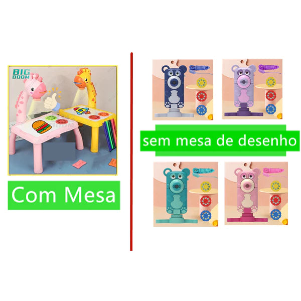 Projeção De Desenho De Mesa Infantil brinquedo educativo shopee