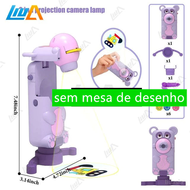 Projeção De Desenho De Mesa Infantil brinquedo educativo shopee