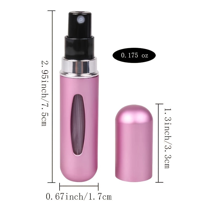 Frasco De Perfume Recarregável De 5ml-Portátil , Mini E Perfeito Para Viagens ! FAVariedades