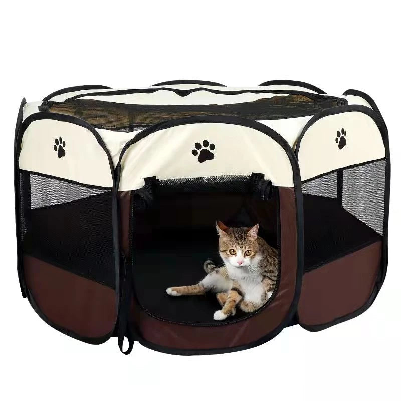 Casinha de cachorro grande para cachorros gatos pets roedores com zíper dobrável portátil. shopee