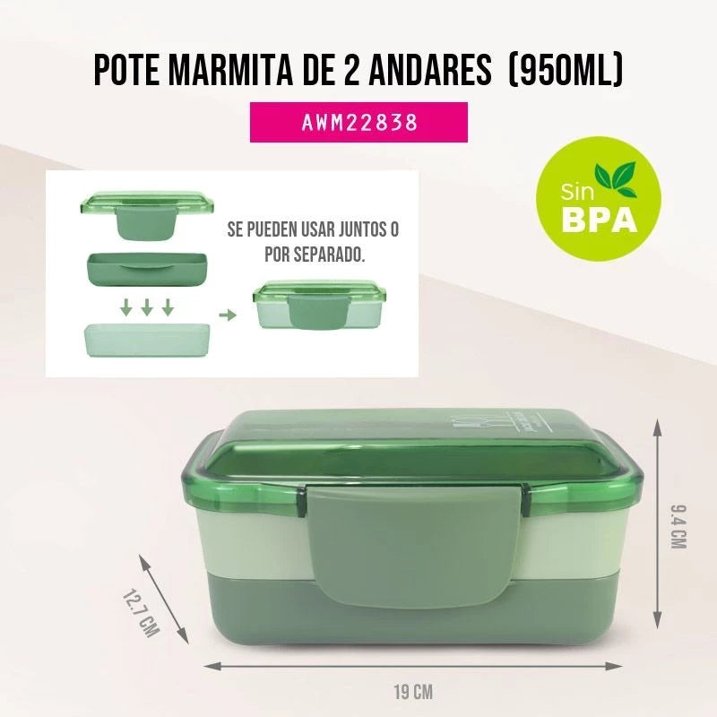 Kit Marmita Térmica Coleção Joy Jacki Design 5 peças shopee