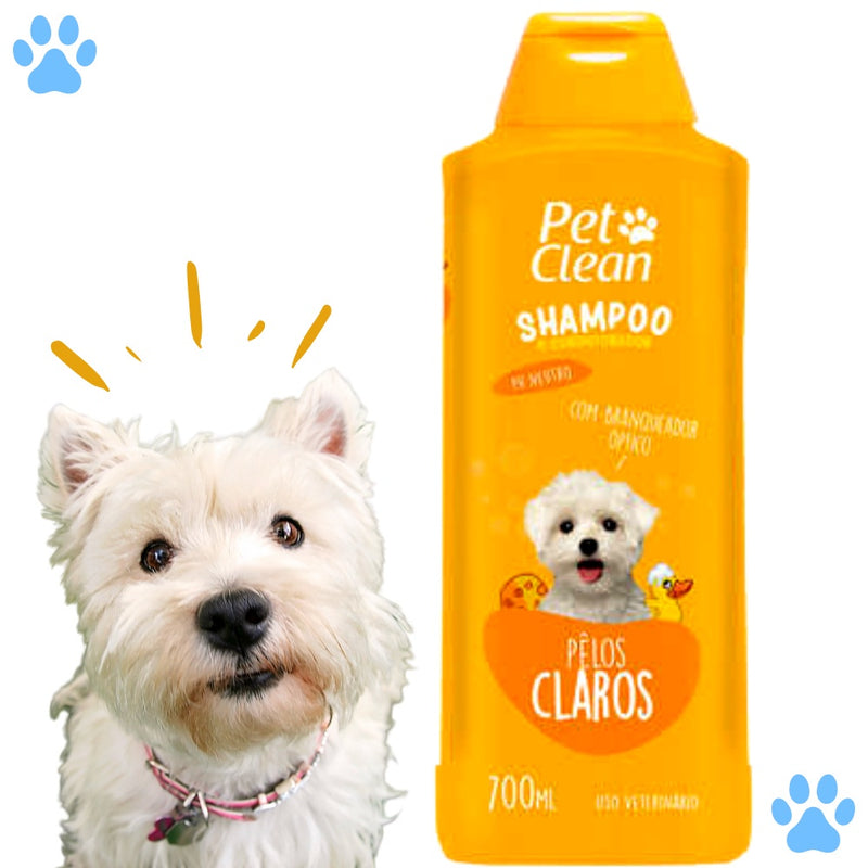 Shampoo e Condicionador para Cachorro e Gato Pet Clean - 700 ml FAVariedades