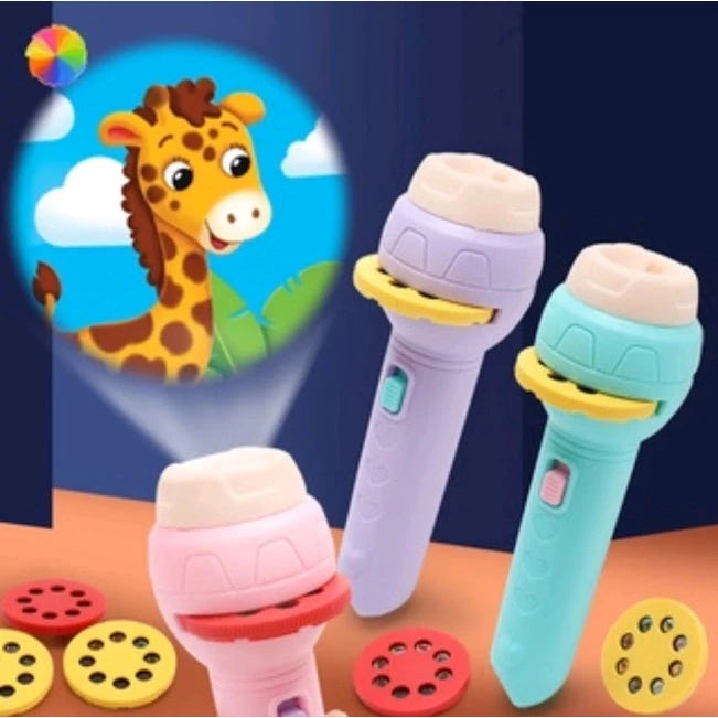 Lanterna Projeção Infantil imagens Divertidas  Brinquedo Crianças shopee