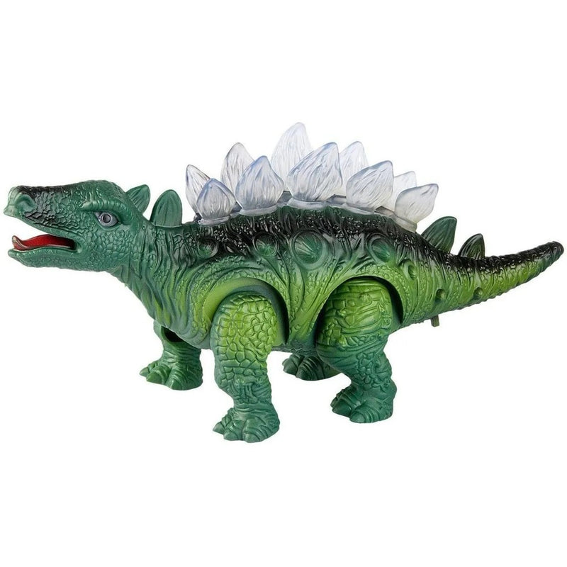 Brinquedo Dinossauro Estegossauro Anda com Luz e Som C/ Movimento - Promoção FAVariedades