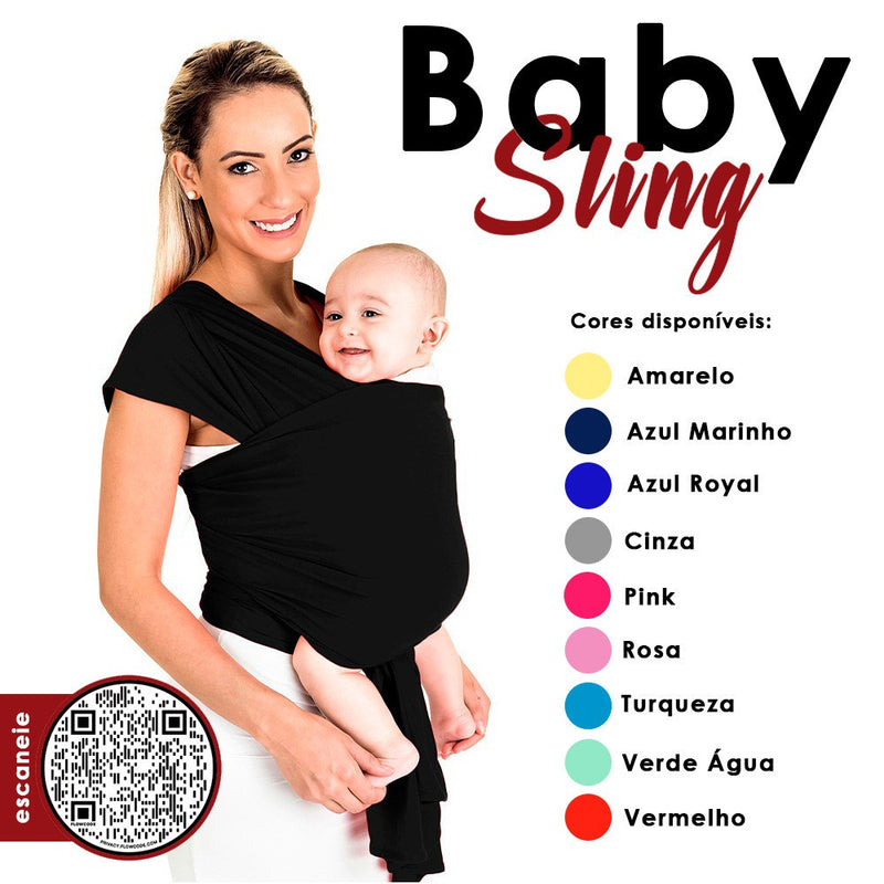 Baby Sling Mamãe Canguru Malha 100% Algodão Wrap Sling Carregador de Bebê FAVariedades