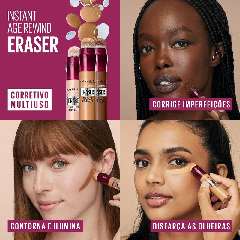 Corretivo Líquido Maybelline Eraser Instant Age Rewind, 5.9ml shopee