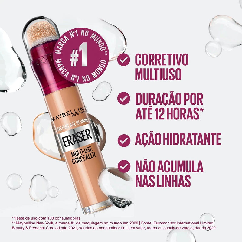 Corretivo Líquido Maybelline Eraser Instant Age Rewind, 5.9ml shopee