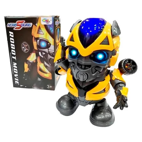 Brinquedo Infantil Robô dançante Com Som E Luz! shopee