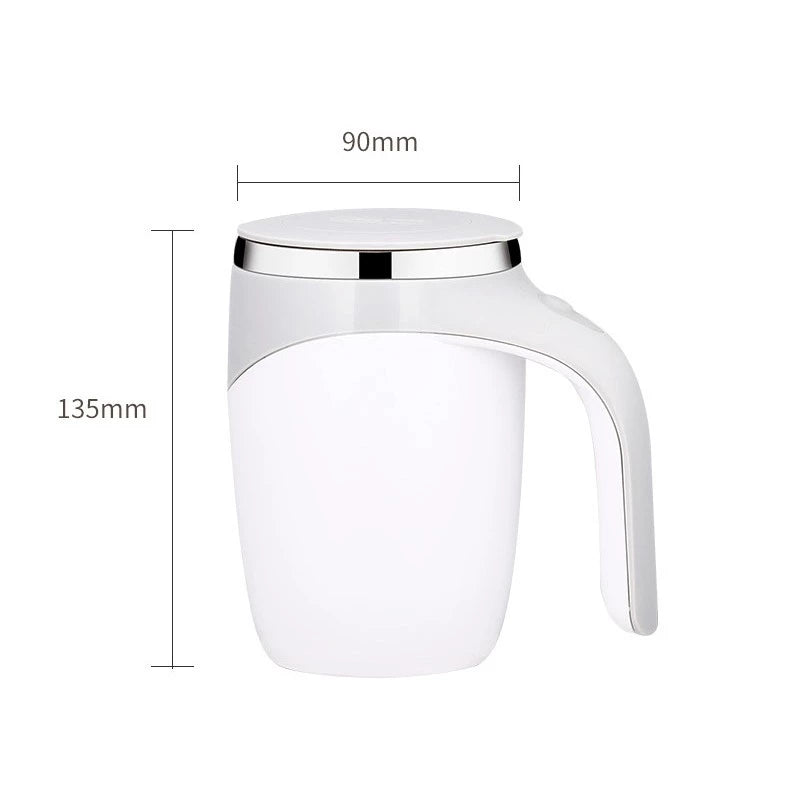 Caneca Mixer Misturadora Copo De Café Automático Modelo Pilha De Aço Inoxidável Magnética/Com Diferença De Temperatura shopee