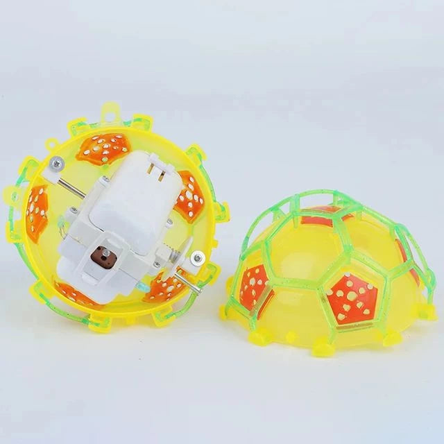 Bola maluca brinquedo pula vibra som e luz de led!!! shopee