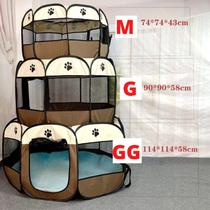 Casinha de cachorro grande para cachorros gatos pets roedores com zíper dobrável portátil. shopee