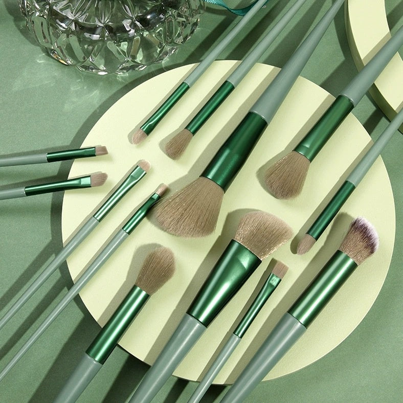 Kit 13 Pcs Pincéis De Maquiagem Profissionais Kabuki Contour FAVariedades