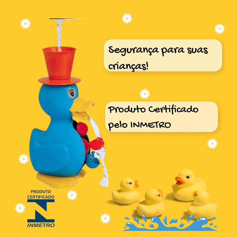 Brinquedo Patinho Quá Quá Interativo Infantil Piscina Praia / Jardim / Praça / Banheira FAVariedades