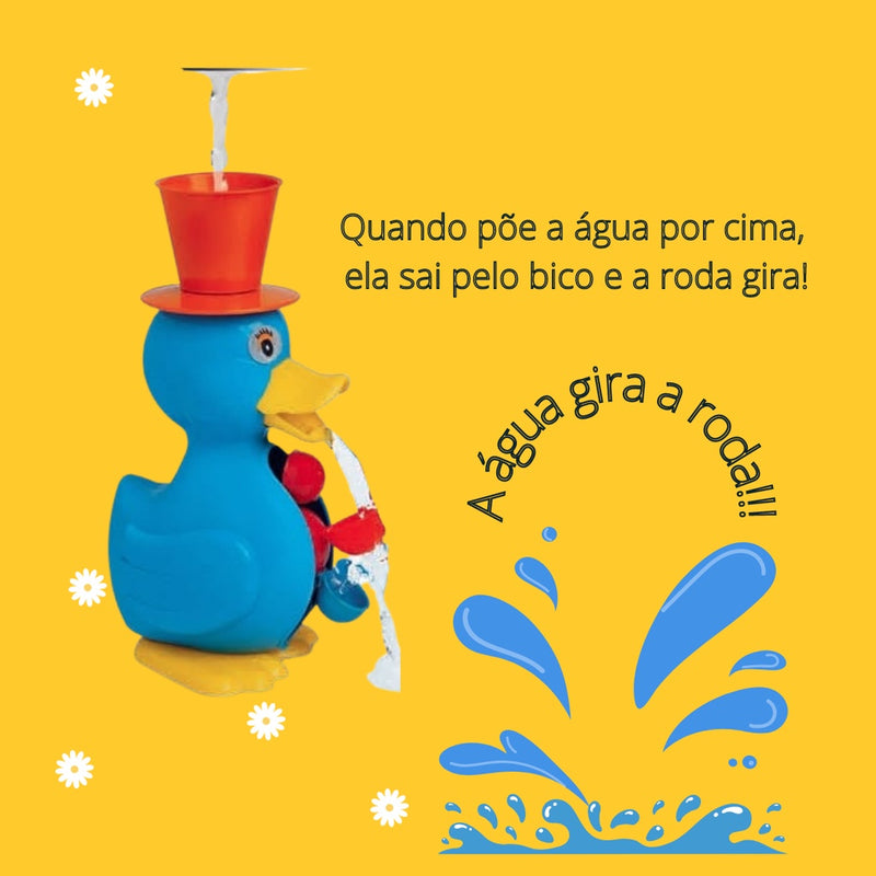 Brinquedo Patinho Quá Quá Interativo Infantil Piscina Praia / Jardim / Praça / Banheira FAVariedades