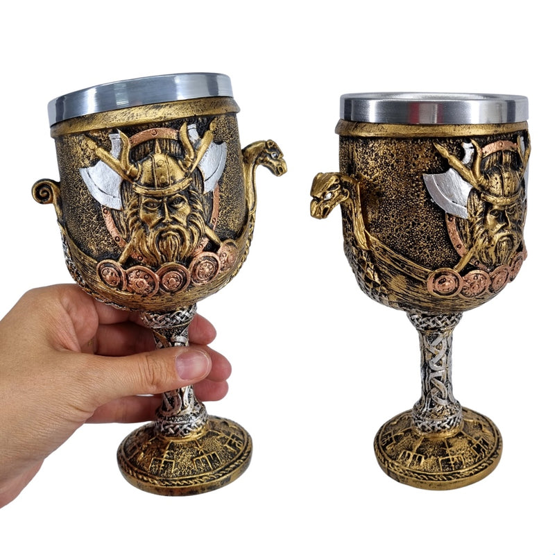 Taça Cálice Vinho Viking Bárbaro Medieval 150 ML FAVariedades