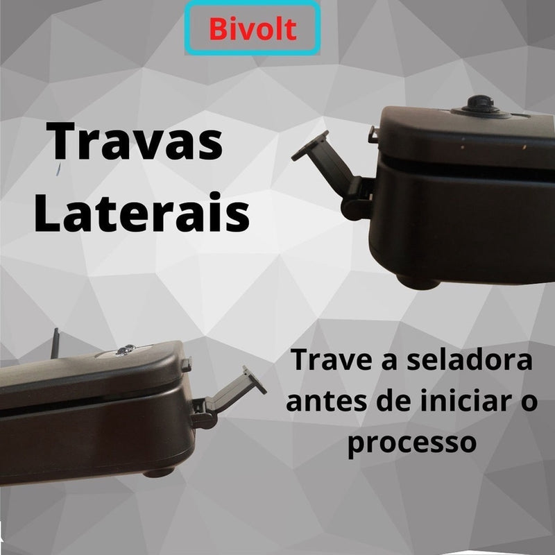 Seladora a vacuo de Alimentos Doméstica Bivolt Hermética FAVariedades