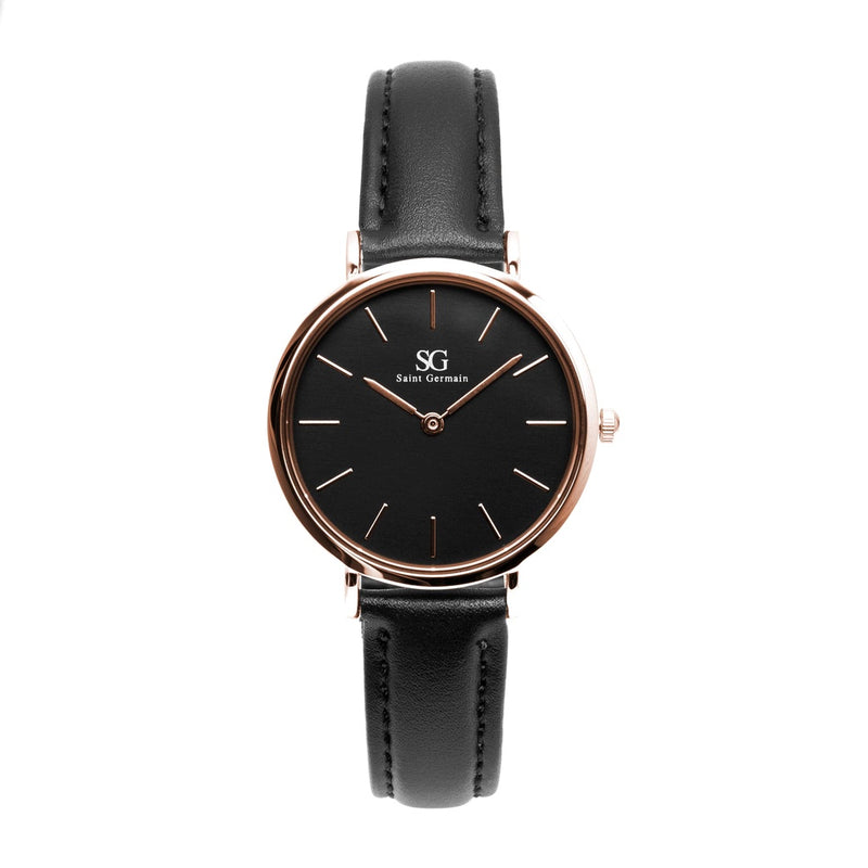 Relógio Feminino Murray Black Rosé Gold 32mm FAVariedades