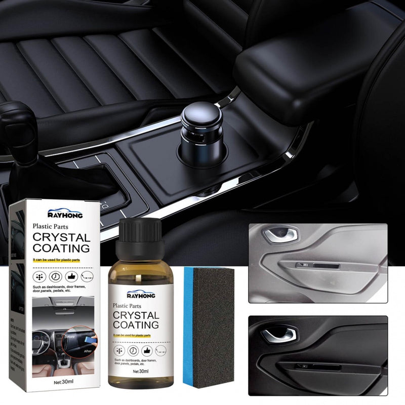 Hilimer Plástico Refurbished Plating Crystal Coating Agent Painel De Cera Auto Interior Carro Renovado FAVariedades