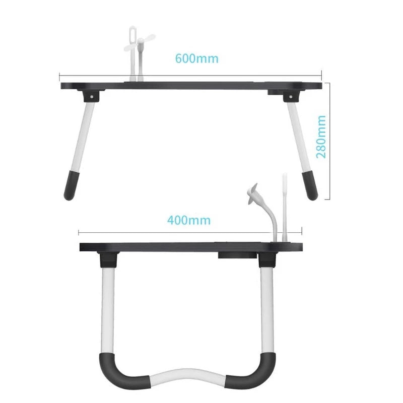 Mesa Dobrável De Madeira Portátil Para Estudo notebook shopee