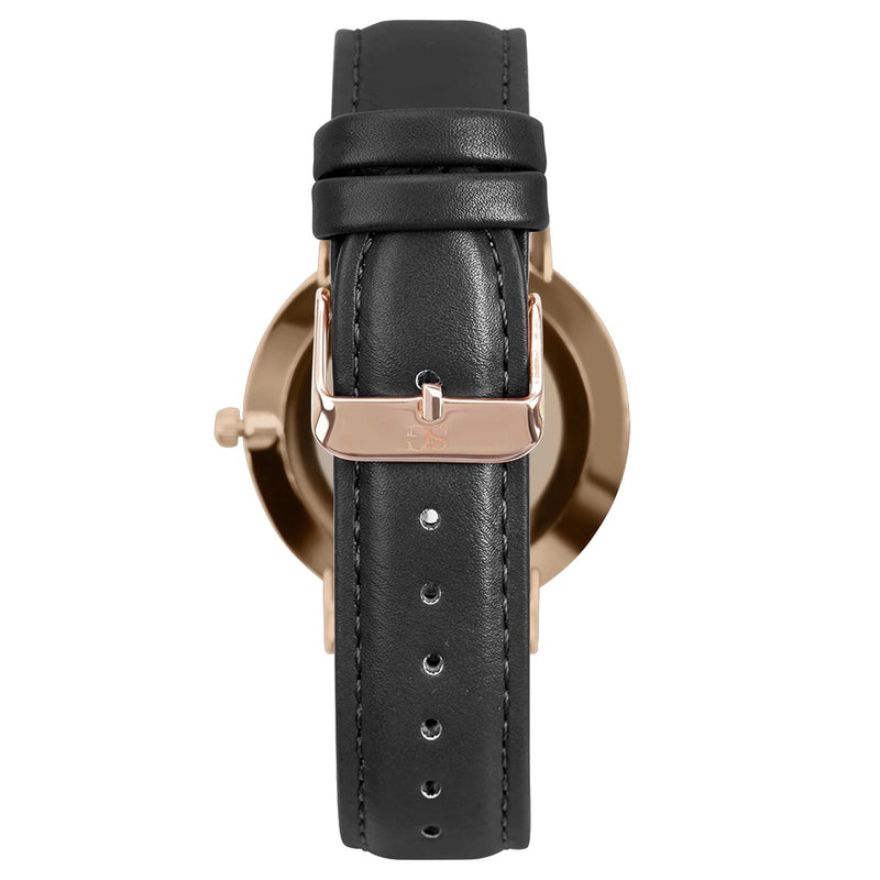 Relógio Feminino Murray Black Rosé Gold 32mm FAVariedades