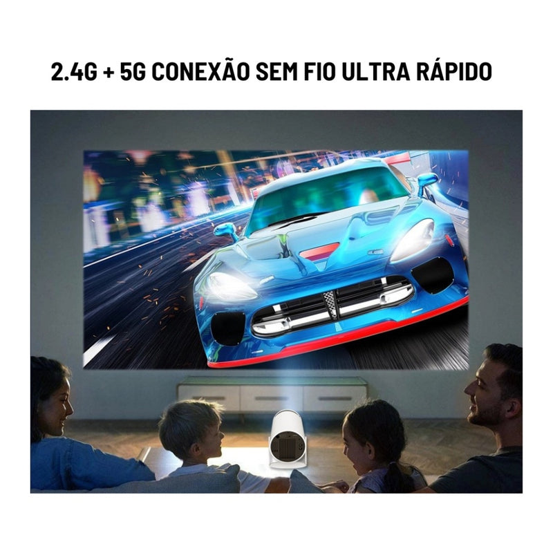 Projetor 4K HD 150 Polegadas Celular, Tv B0x, Xbox, PS, Pc, Wifi e Bluetooth HY300 Magcubic 110/220 | Envio Imediato FAVariedades