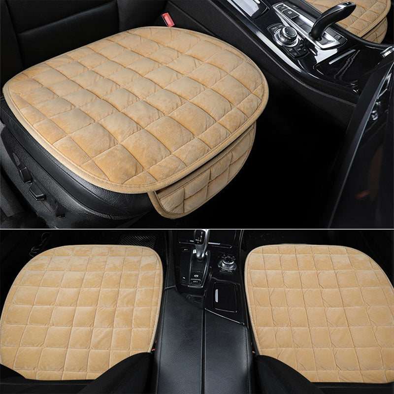 Universal Winter Warm Car Seat Cover Capa Do Assento Carro Almofada Antiderrapante Da Cadeira Dianteira Respirável Capas Protetoras FAVariedades