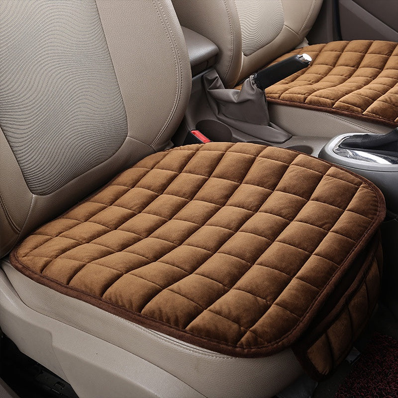 Universal Winter Warm Car Seat Cover Capa Do Assento Carro Almofada Antiderrapante Da Cadeira Dianteira Respirável Capas Protetoras FAVariedades