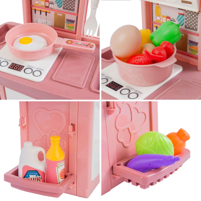 Kit Cozinha De Brinquedo Infantil Completa Solta Água E Som shopee