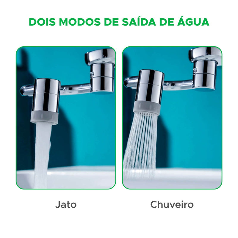 Extensor De Torneiras Universal Aerador Giratório Splash FAVariedades