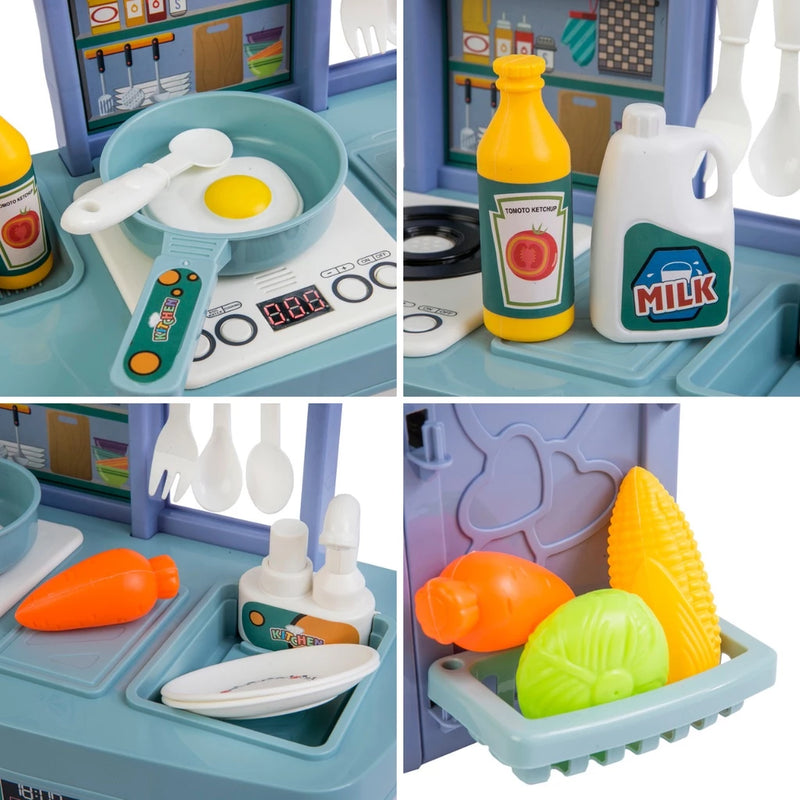 Kit Cozinha De Brinquedo Infantil Completa Solta Água E Som shopee