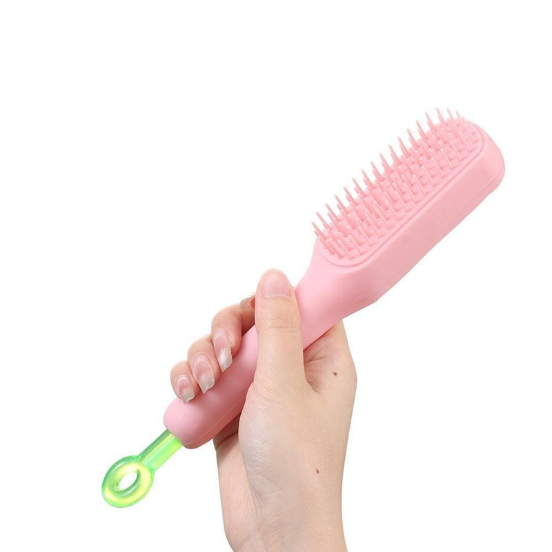 CRAPE Self Pente De Limpeza Para Cabelos , Mágico Suavizante Anti-Estático Retráctil , Escova Com Massagem ABS Cleaning FAVariedades