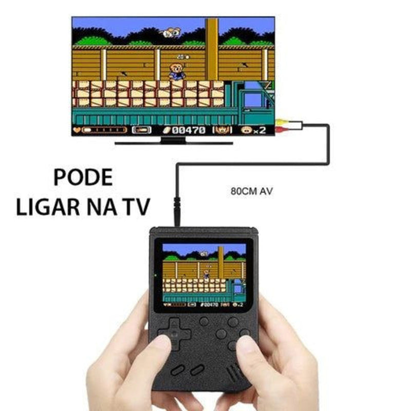 Mini Vídeo Portátil 400 Game Jogos Sup Retrô Clássicos ,Para crianças lcd colorido FAVariedades