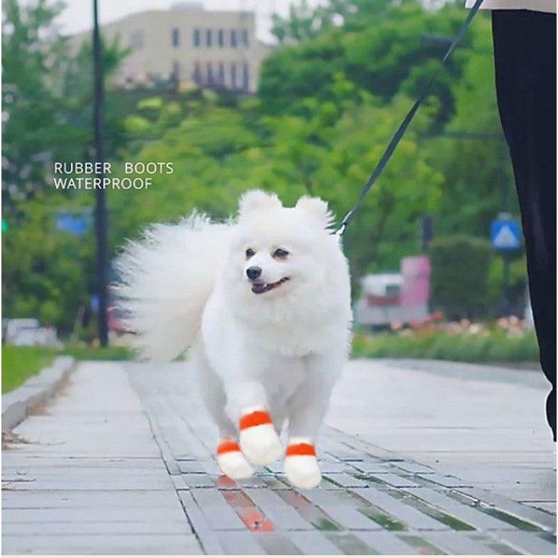 Sapatos Descartáveis De 20pcs Para Botas De Cachorro Anti-Derrapante À Prova D'água Gatos De Estimação FAVariedades