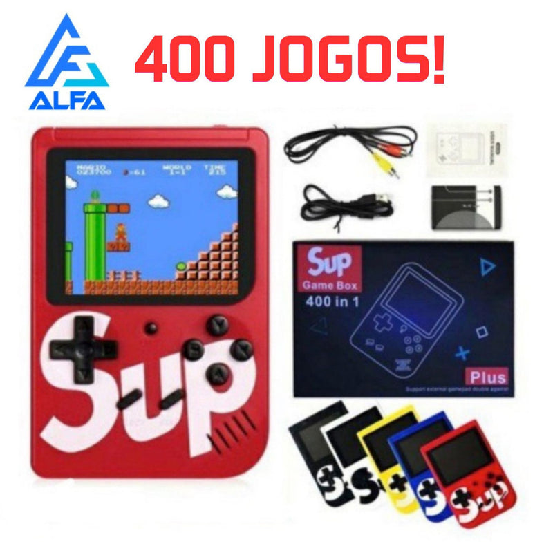 Mini Vídeo Portátil 400 Game Jogos Sup Retrô Clássicos ,Para crianças lcd colorido FAVariedades