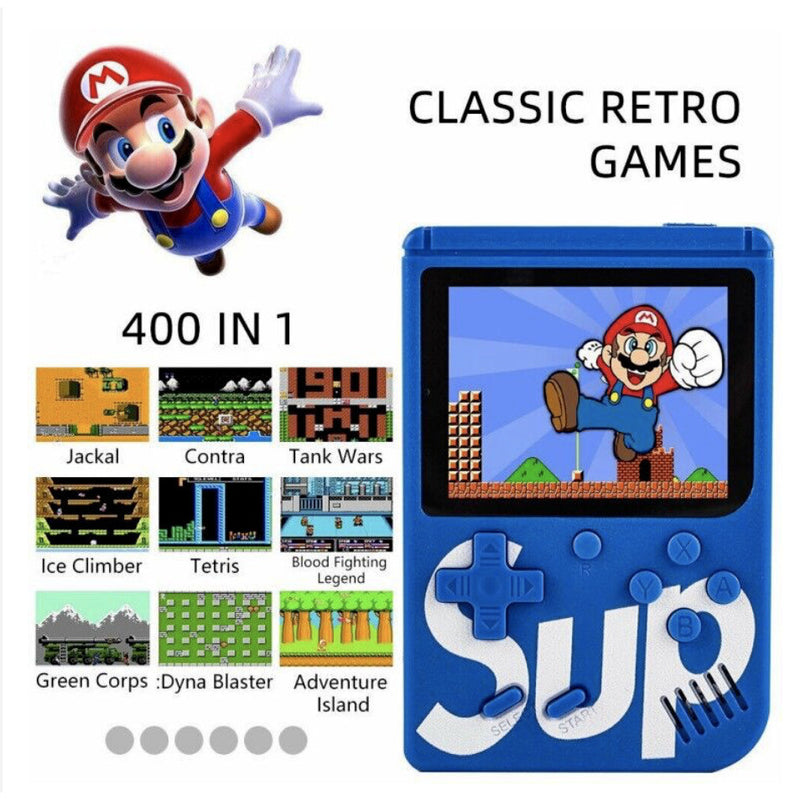 Mini Vídeo Portátil 400 Game Jogos Sup Retrô Clássicos ,Para crianças lcd colorido FAVariedades