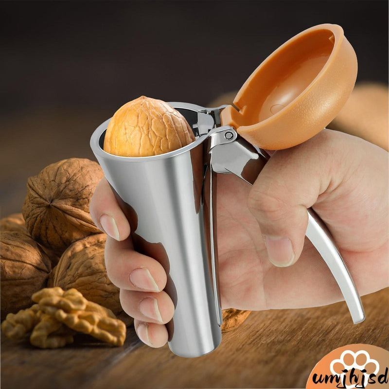 Ferramenta De Descascamento De Porcas À Prova De Salpicos Pecan Cracker Tool Com Funil De Tampa Quebra-Nozes Clip De Castanha FAVariedades